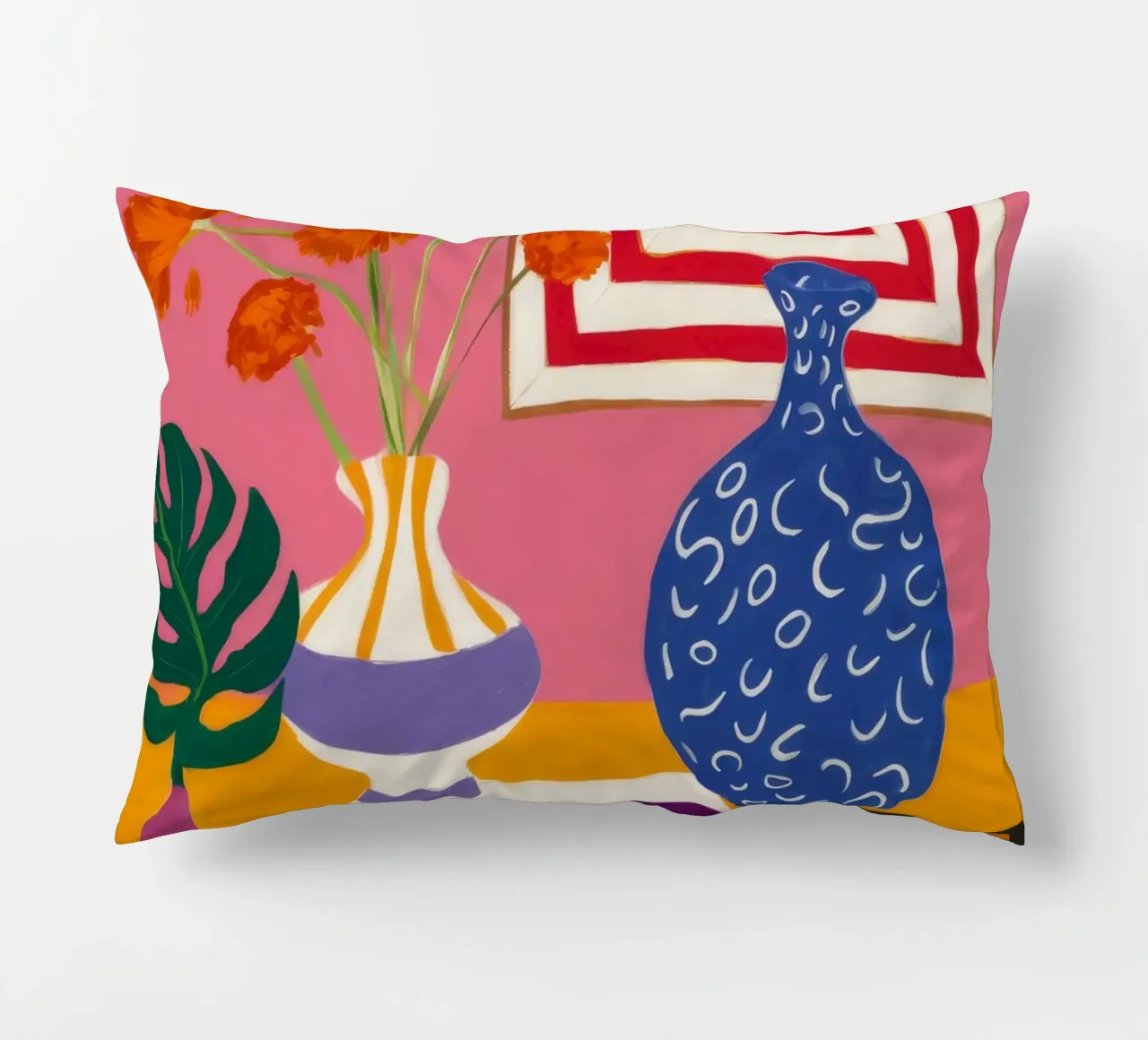 Abstract Reading Nook decorative cushion by Stone Decade