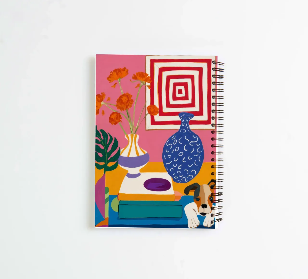 Abstract Reading Nook spiral notebook by Stone Decade