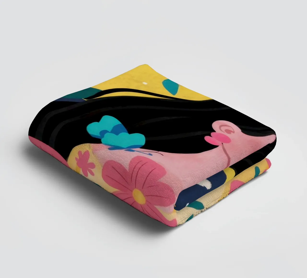 Celestial Bouquet towel by Marigold Tiga