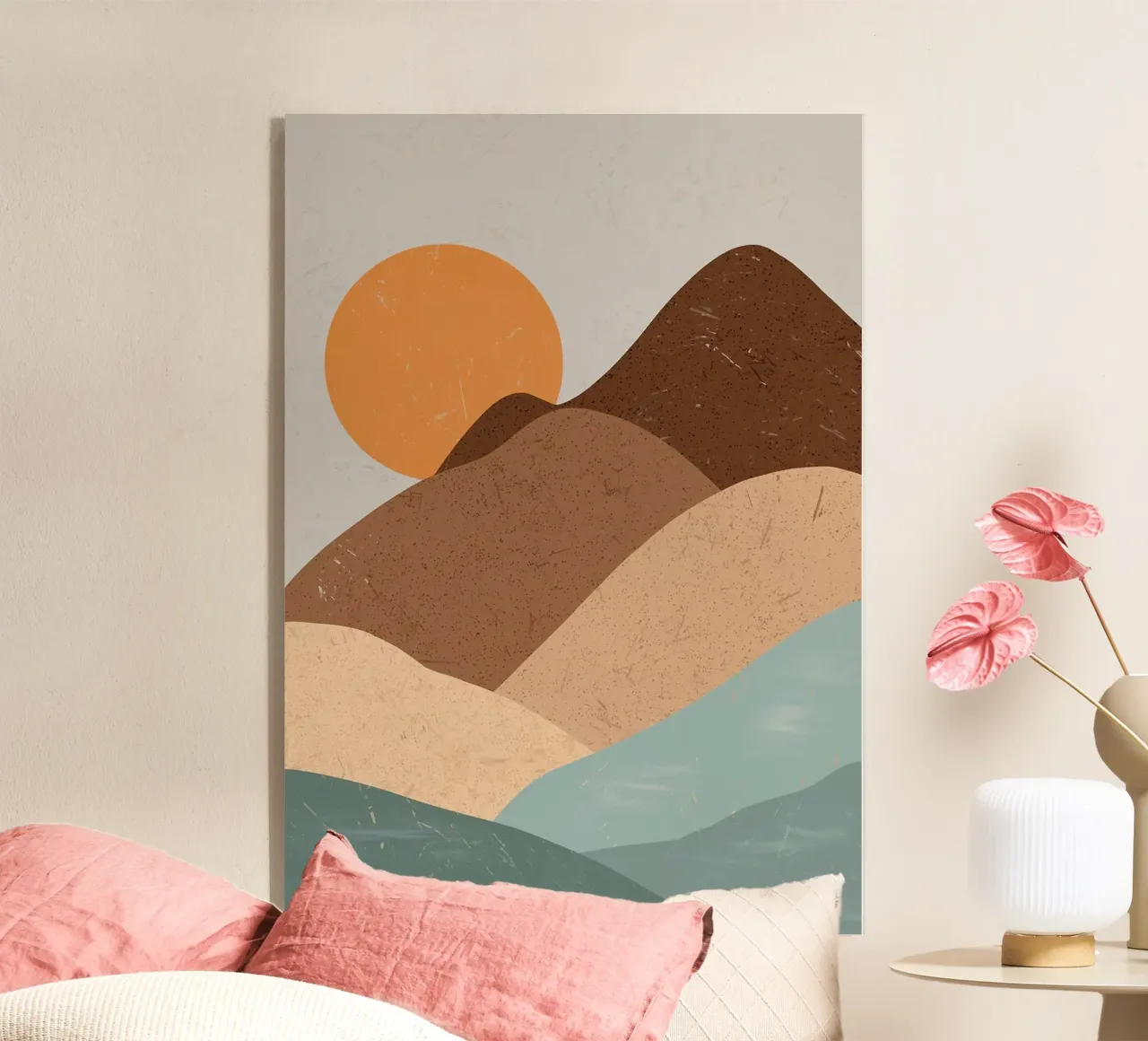 Mountain Boho Art acrylic glass by MountainMinimalist