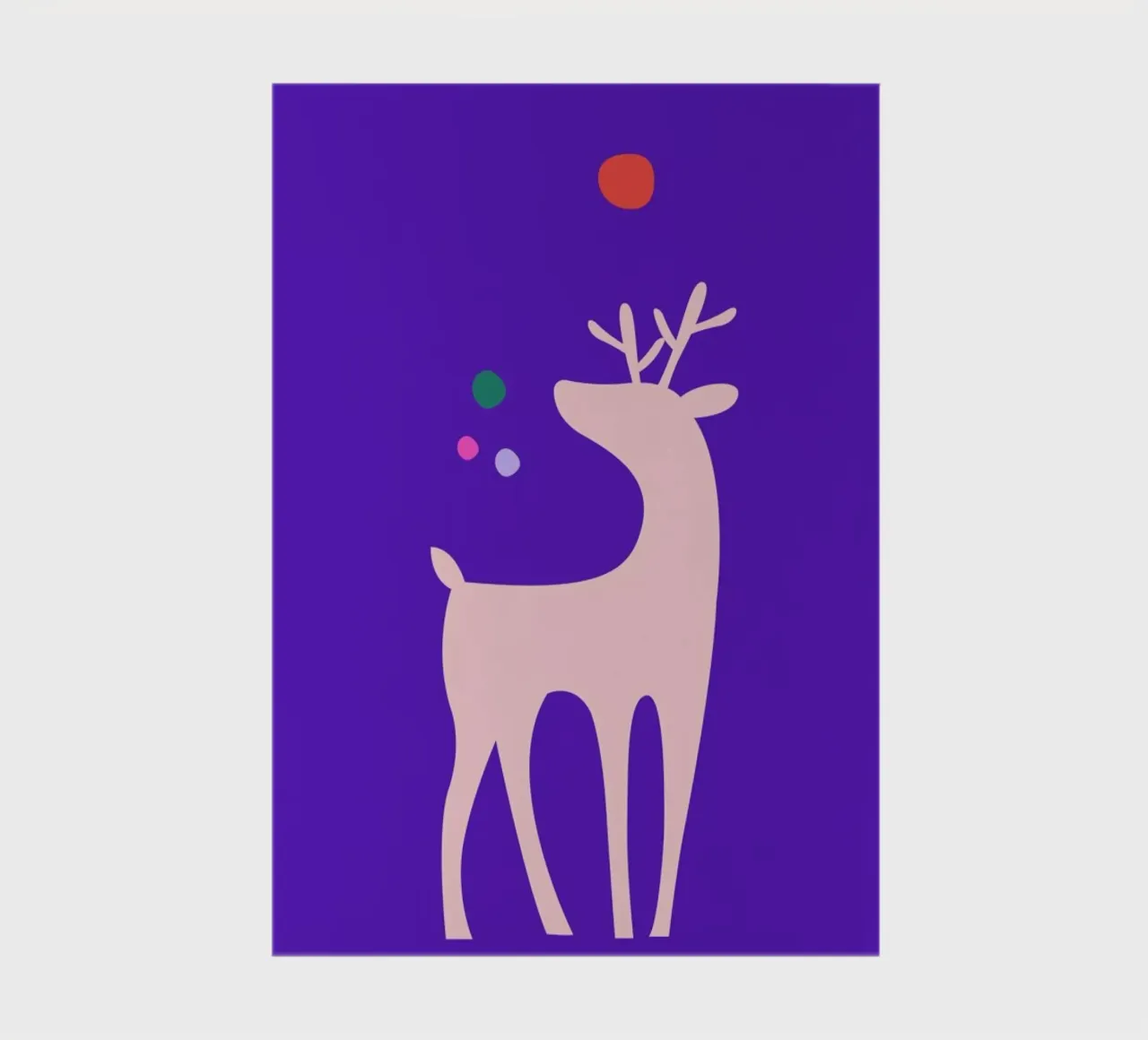 Rudolph Searching His Nose Notizbuch von Kubistika