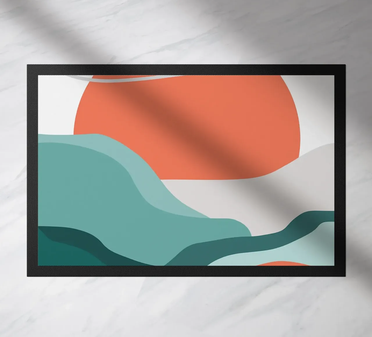 montagne lever de soleil coucher de soleil paillasson de MountainMinimalist