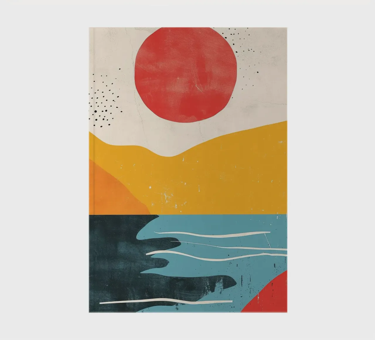 Minimalist Landscape notebook by MountainMinimalist