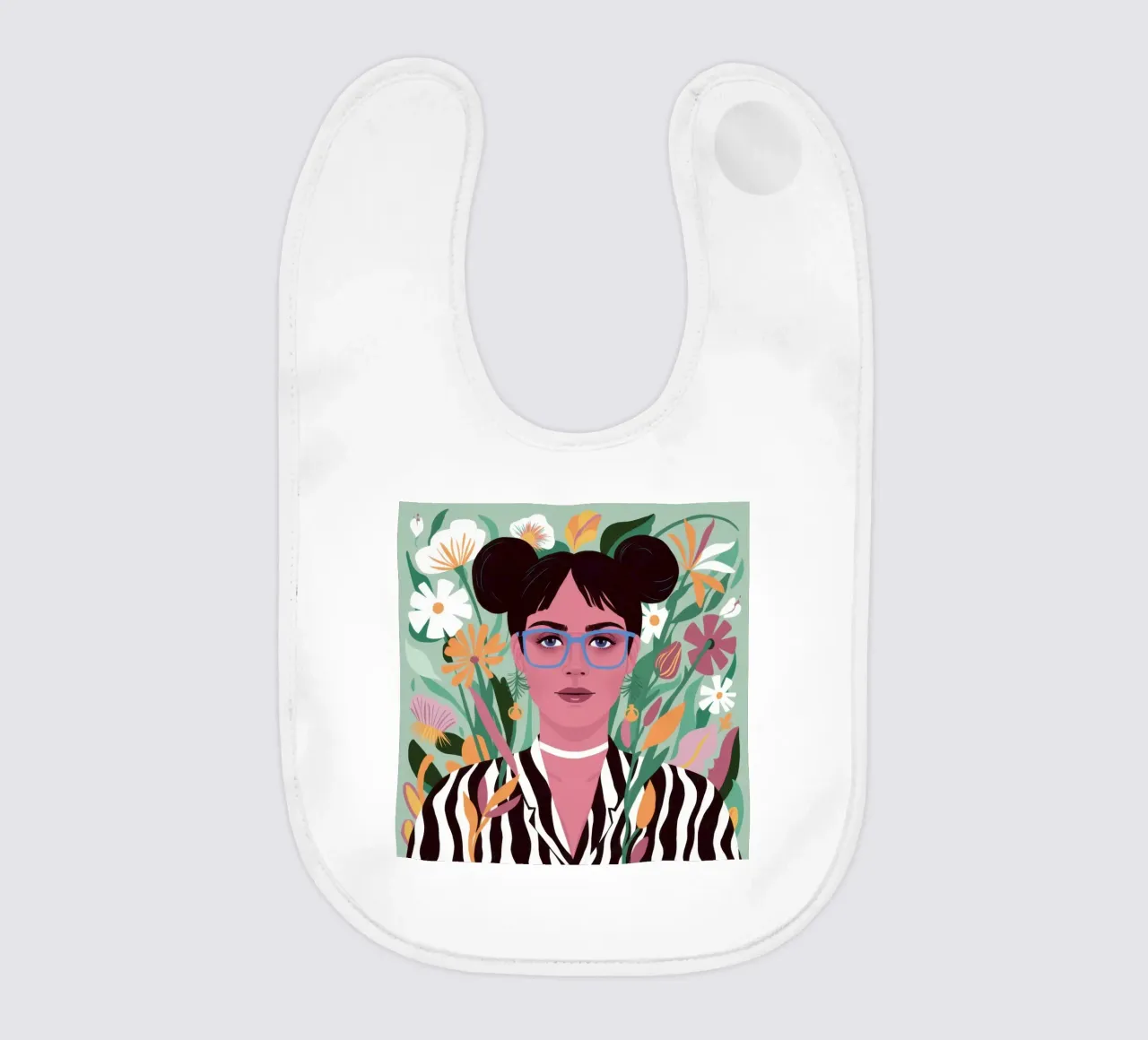 Zebra Stripe Chic bavaglino da Marigold Tiga