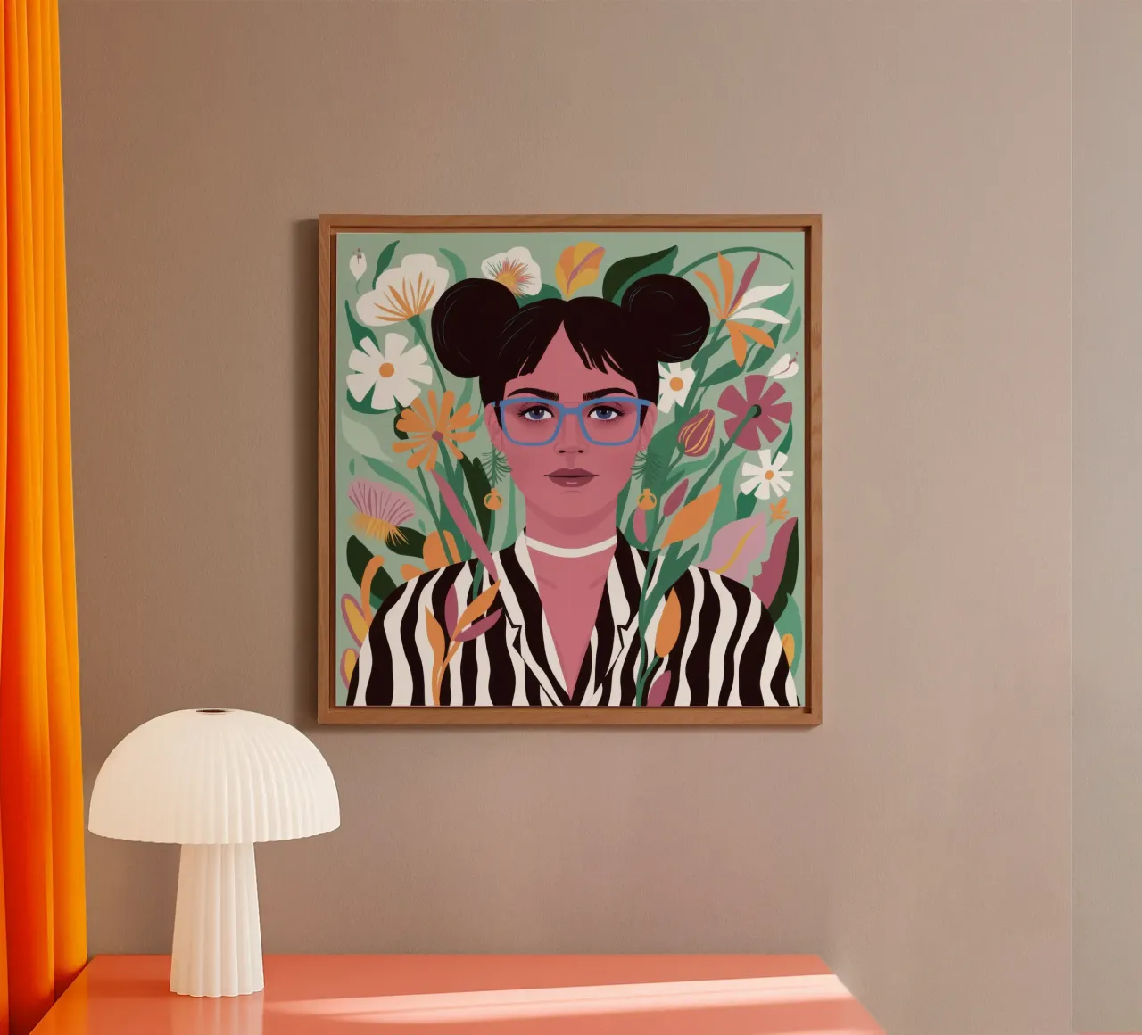 Zebra Stripe Chic alluminio dibond da Marigold Tiga