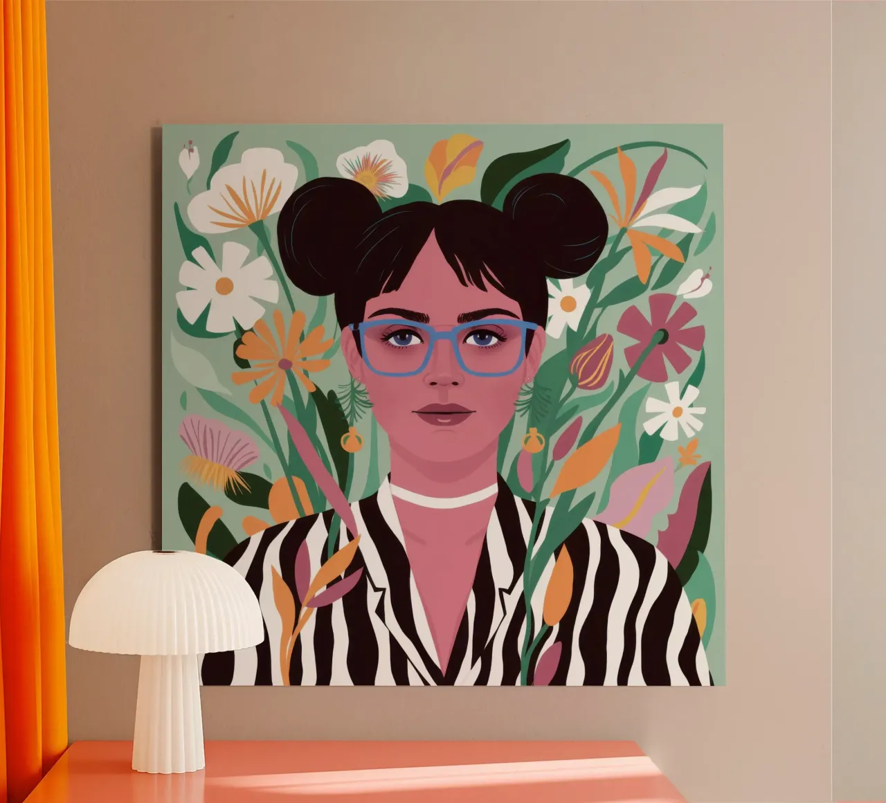 Zebra Stripe Chic alluminio dibond da Marigold Tiga