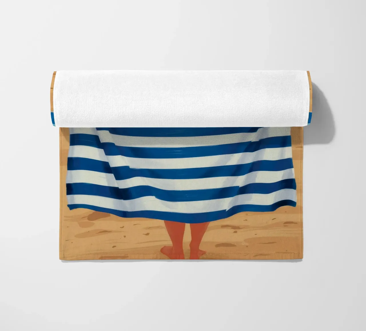 Asciugamano a righe per la spiaggia telo mare da Stone Decade