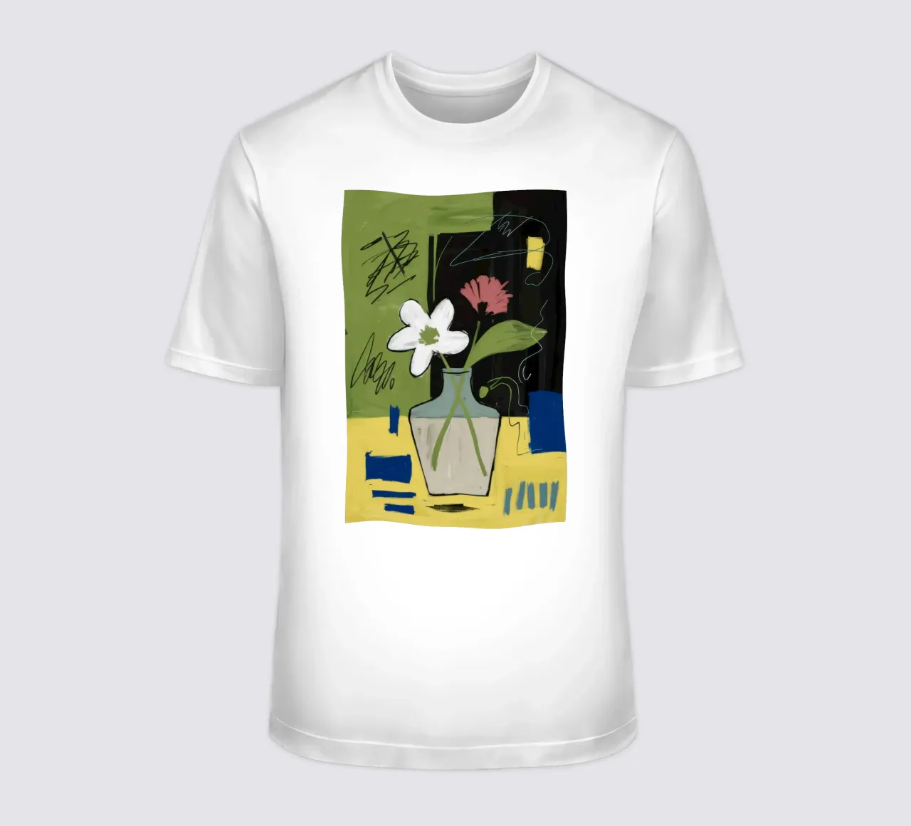 Notturno in fiore Astratto t-shirt da Arcane Lines