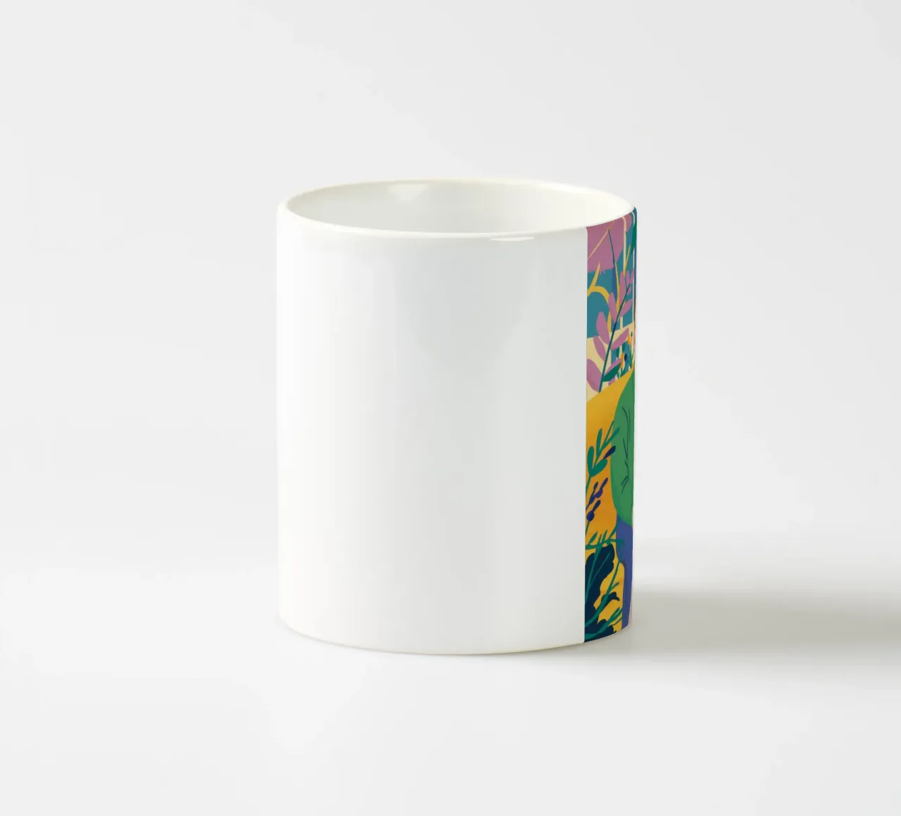 Coppia in strisce blu tazza in ceramica da Marigold Tiga