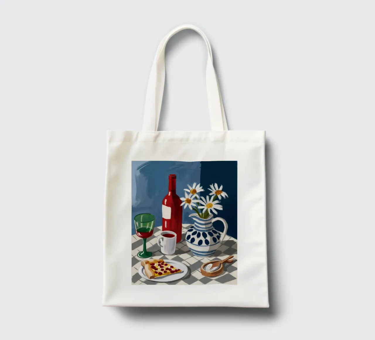 Pizza e vino Stillness borsa in juta da Stone Decade