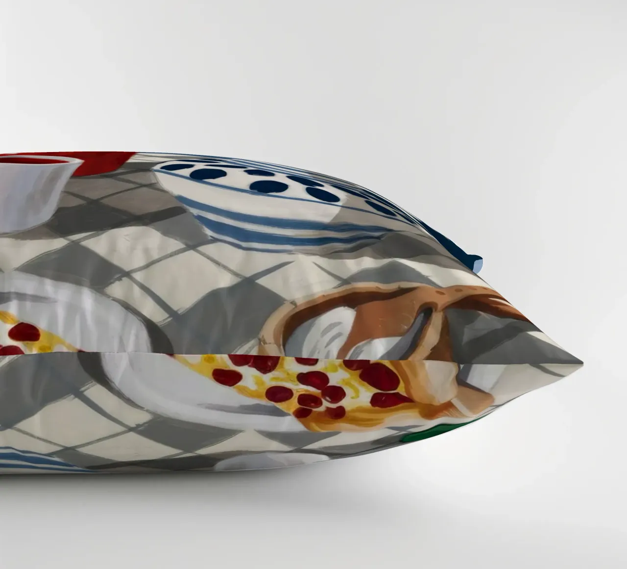 Pizza e vino Stillness cuscino da Stone Decade