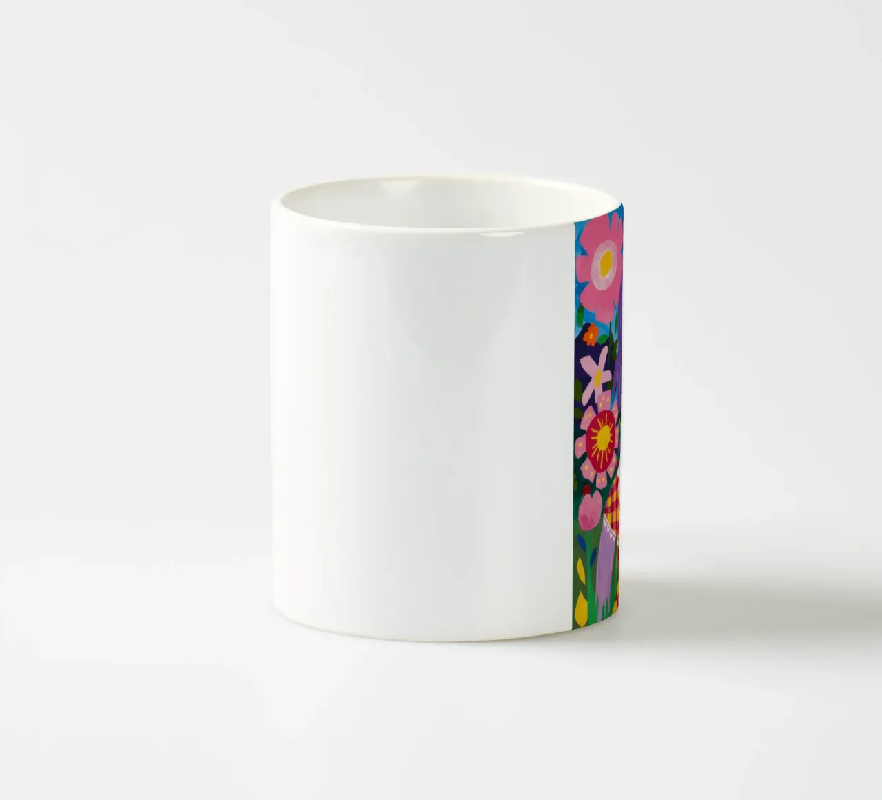 Viola Floral Dream ceramic mug by Arcane Lines