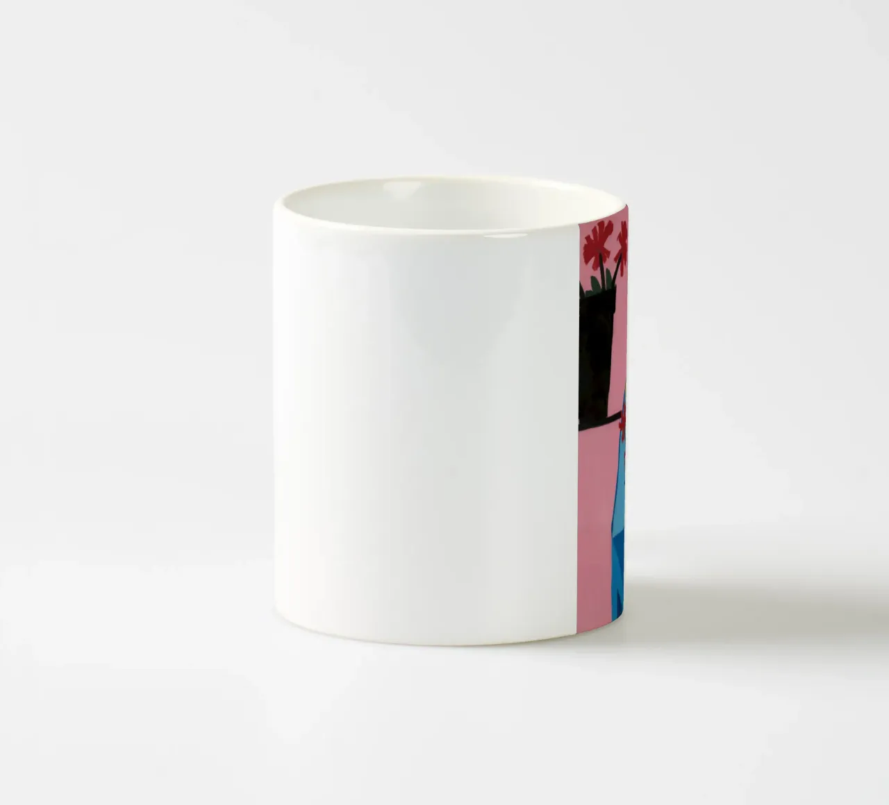 Bionda con teiera tazza in ceramica da Marigold Tiga