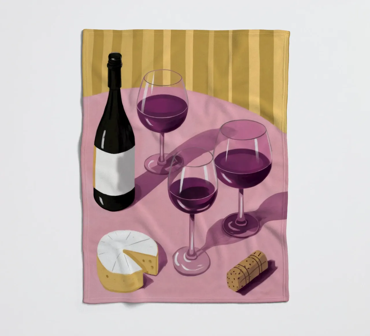 Ombra di vino e formaggio coperta in pile da Pale Aura