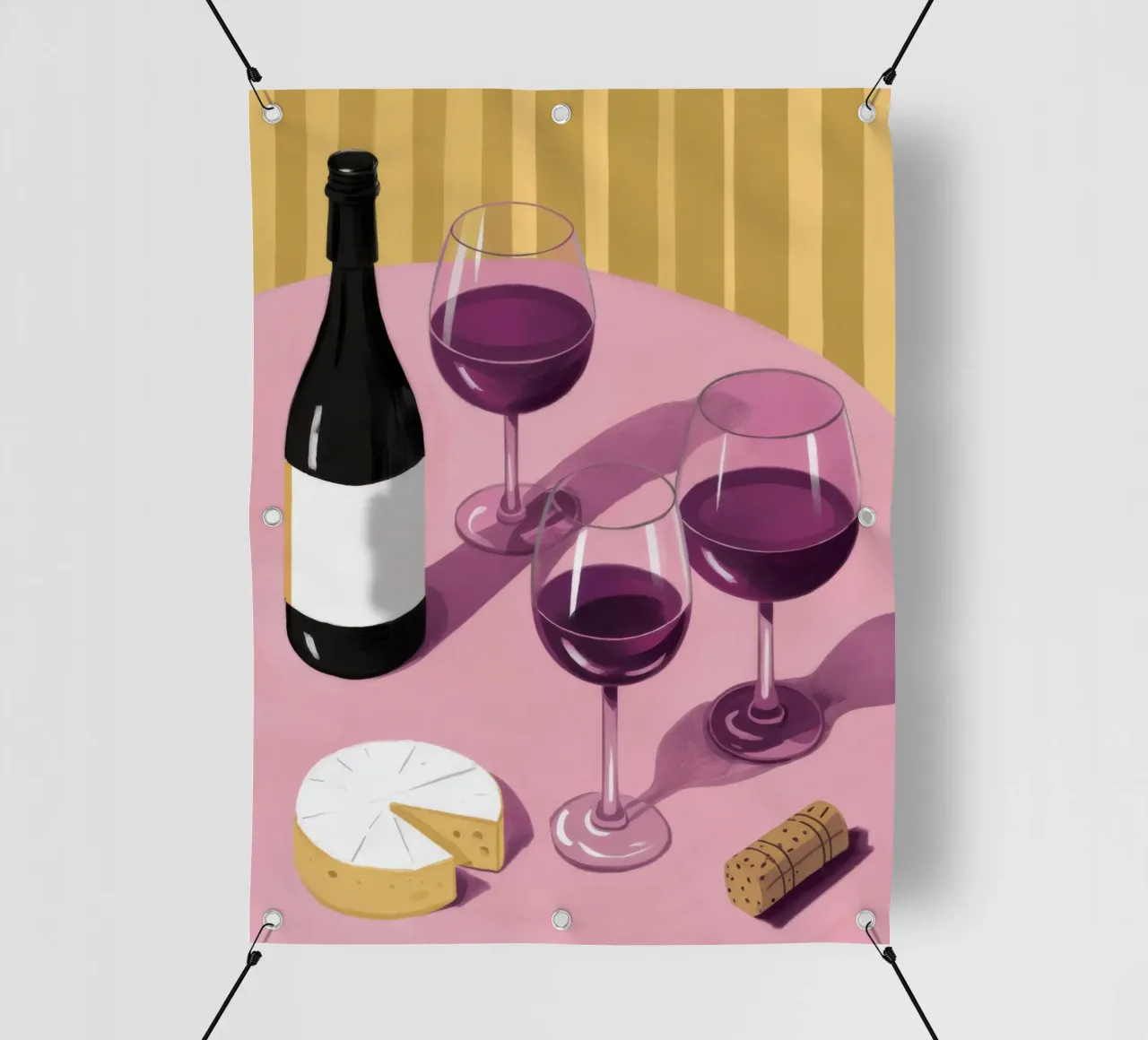 Ombra di vino e formaggio telo in pvc da Pale Aura