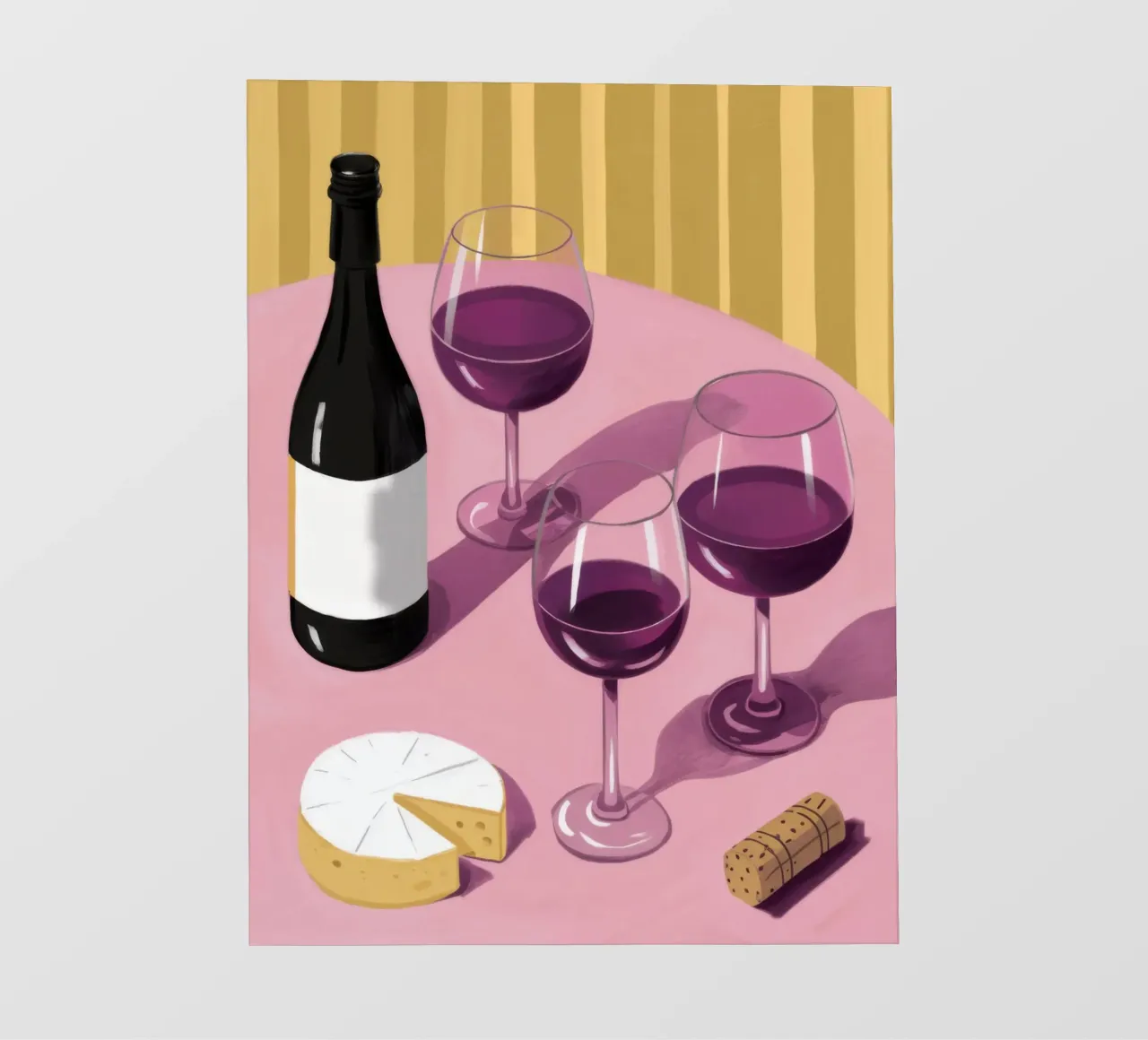 Ombra di vino e formaggio telo in pvc da Pale Aura