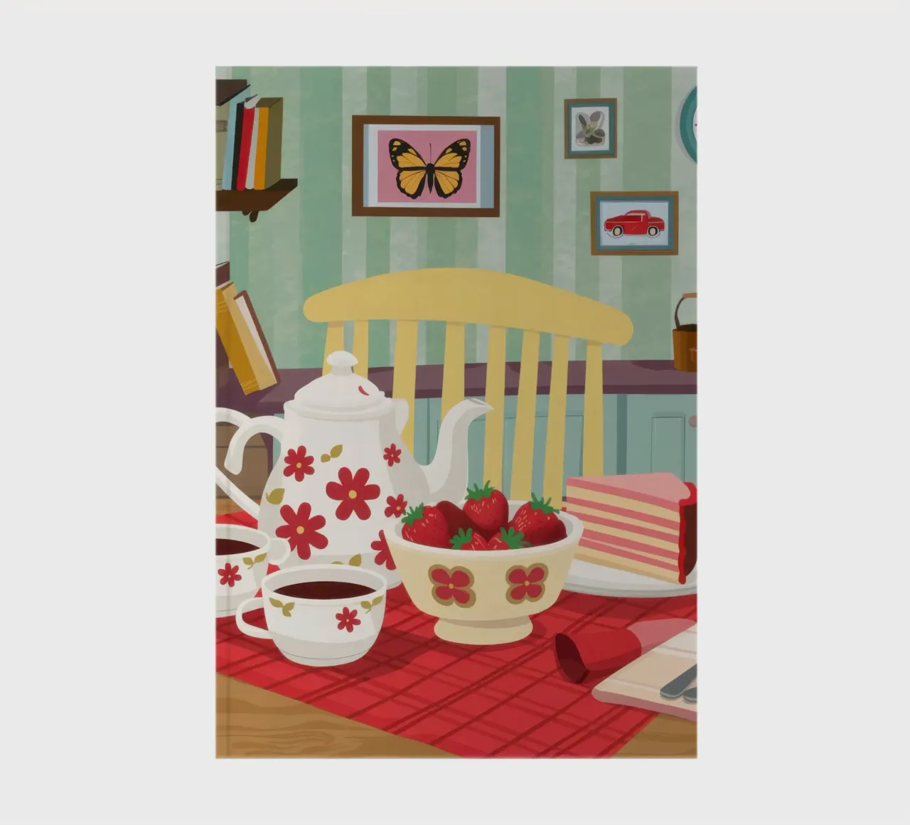 Teapot Stillness notebook by Sentinel Glow