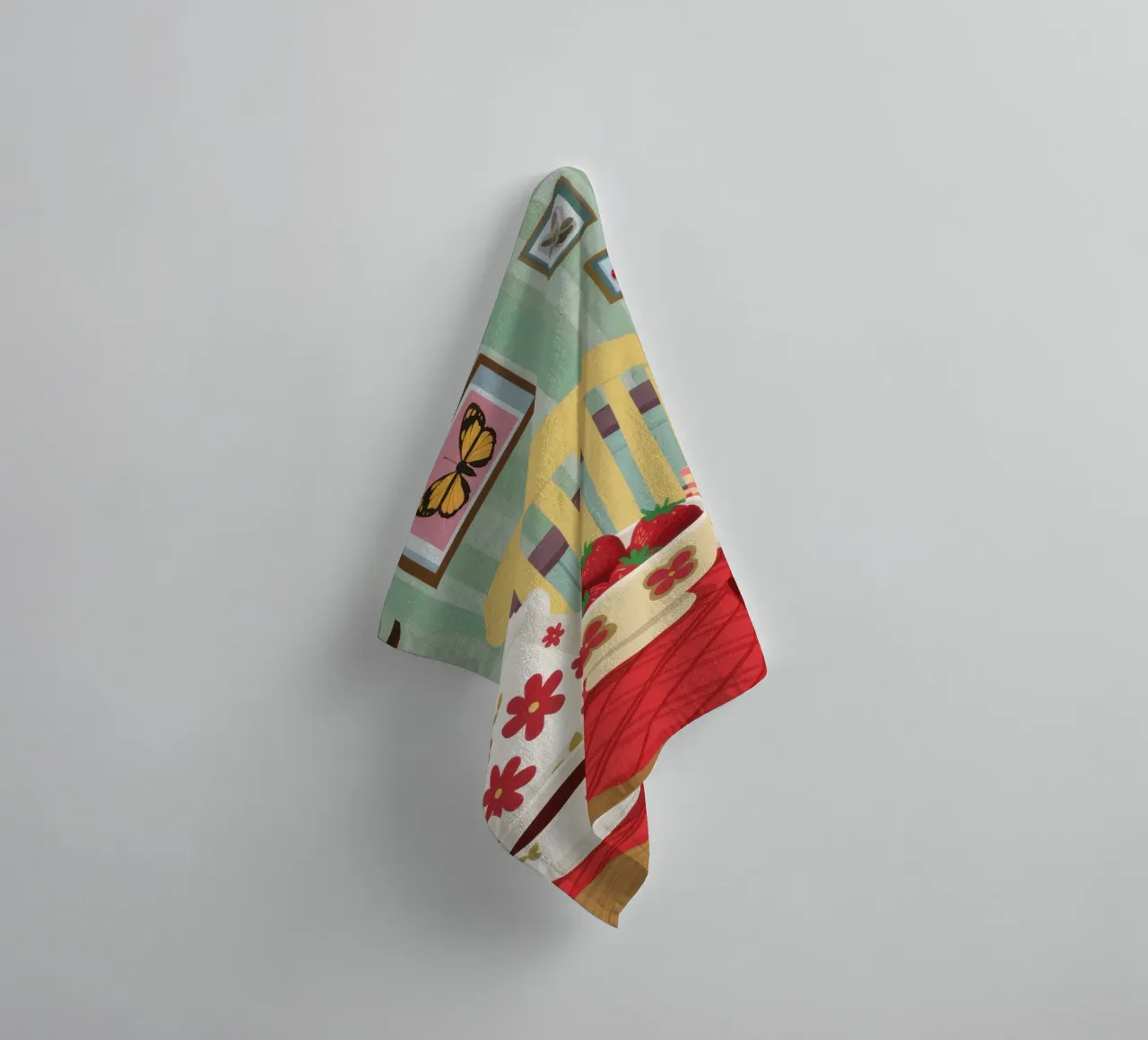 Teapot Stillness towel by Sentinel Glow