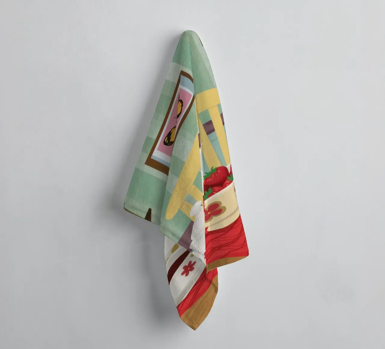 Teapot Stillness towel by Sentinel Glow