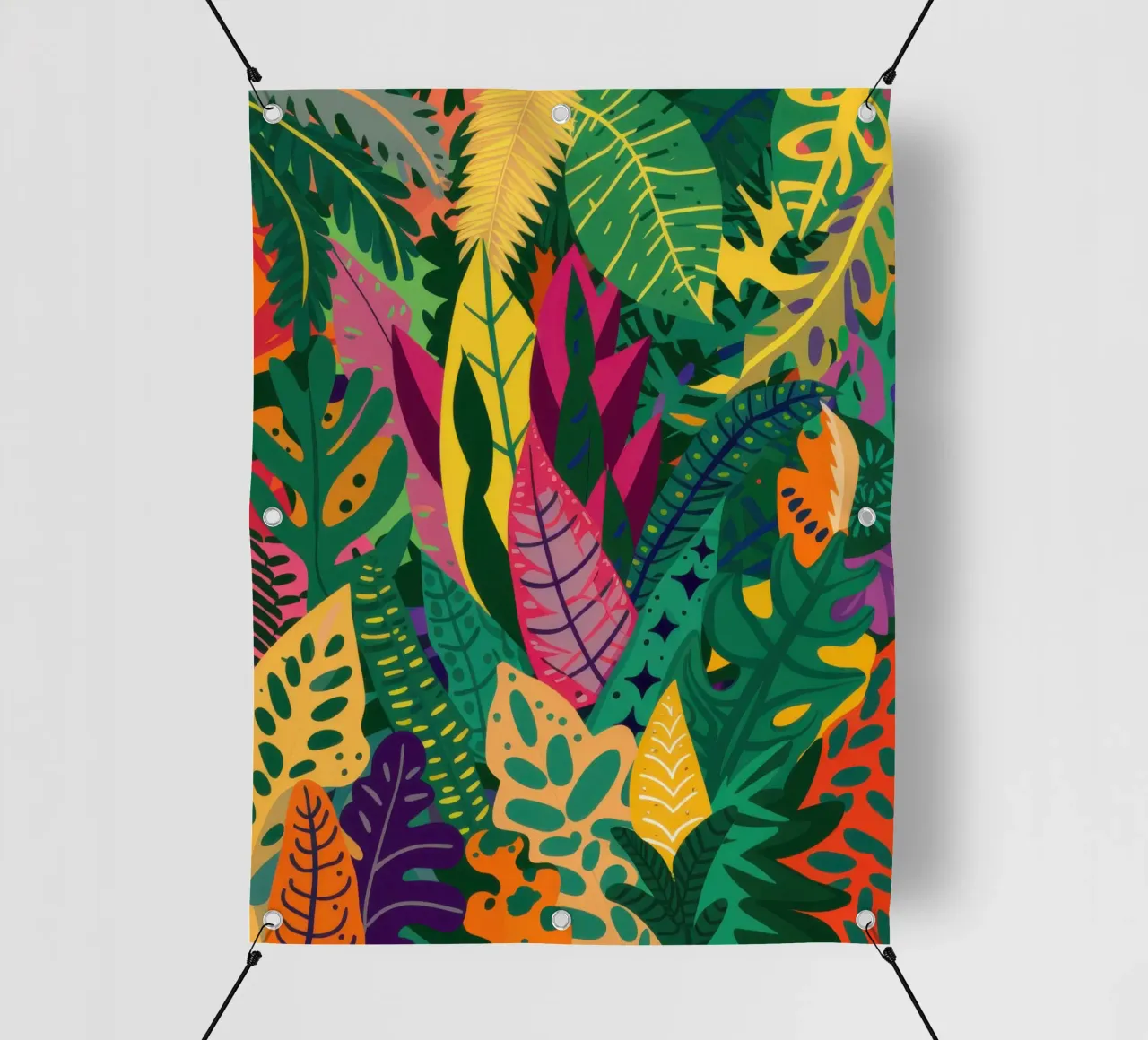 Arazzo Jungle Lush telo in pvc da Arcane Lines