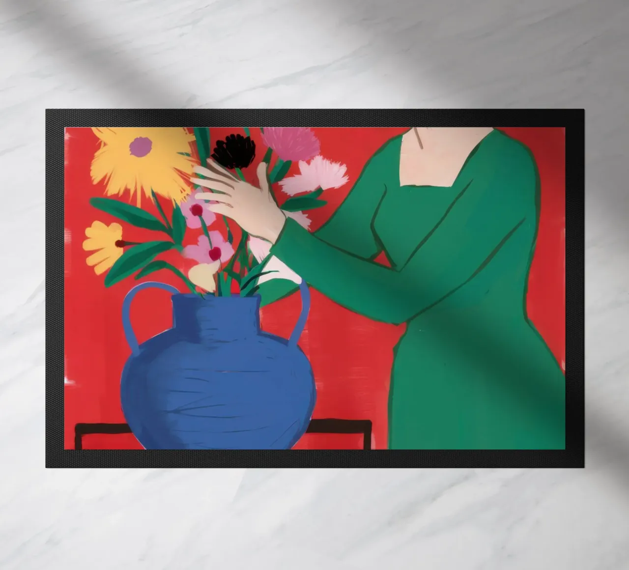 Bouquet di abiti verdi zerbino da Marigold Tiga