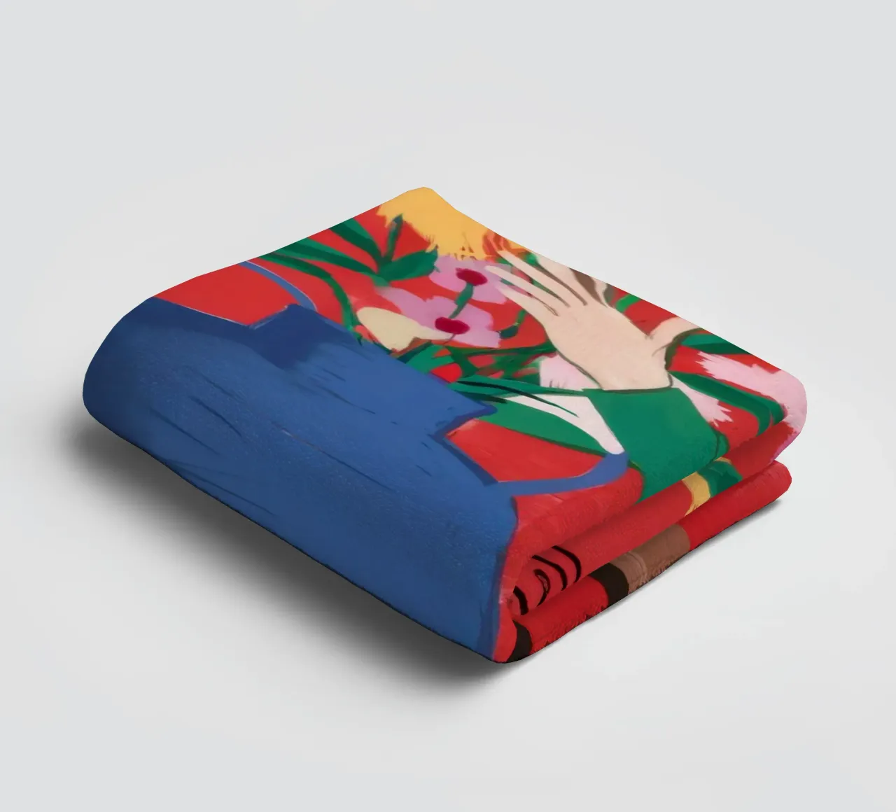 Bouquet di abiti verdi asciugamano da bagno da Marigold Tiga