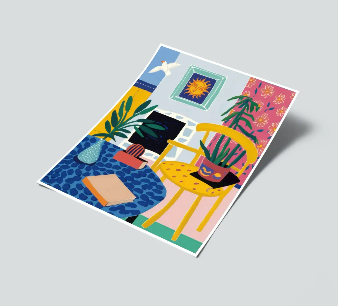 Sunny Table Still Life sticker sheet by Pale Aura