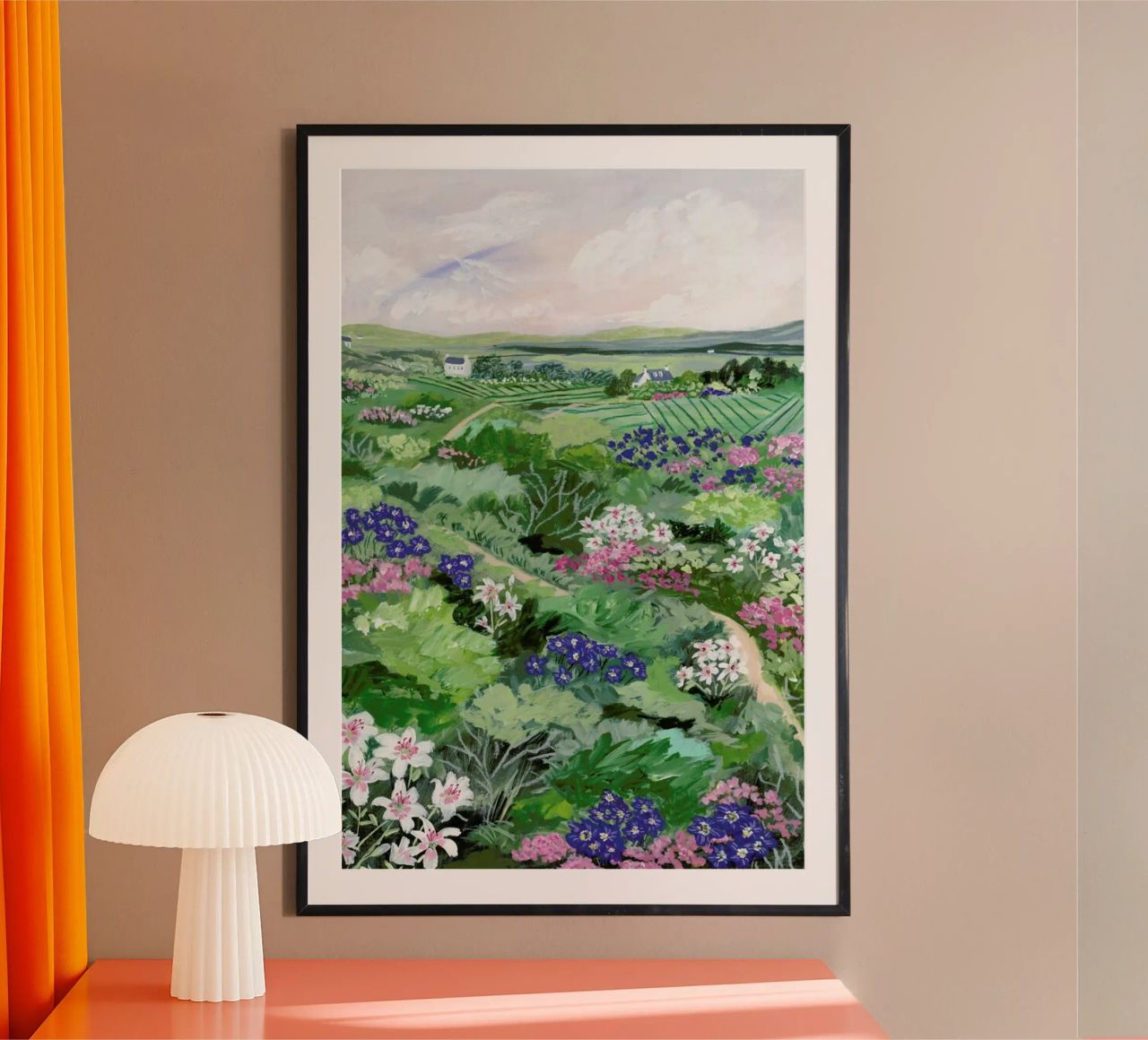Irish Landscape Poster von Sarah Gesek