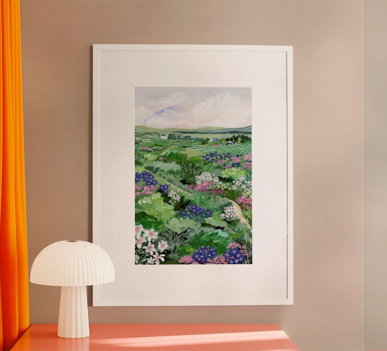 Irish Landscape Poster von Sarah Gesek
