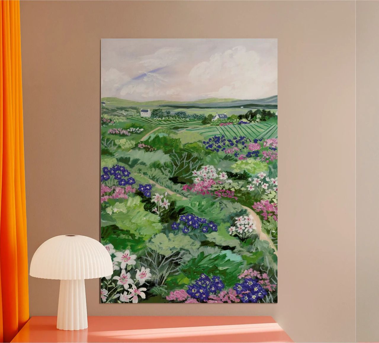 Irish Landscape Poster von Sarah Gesek