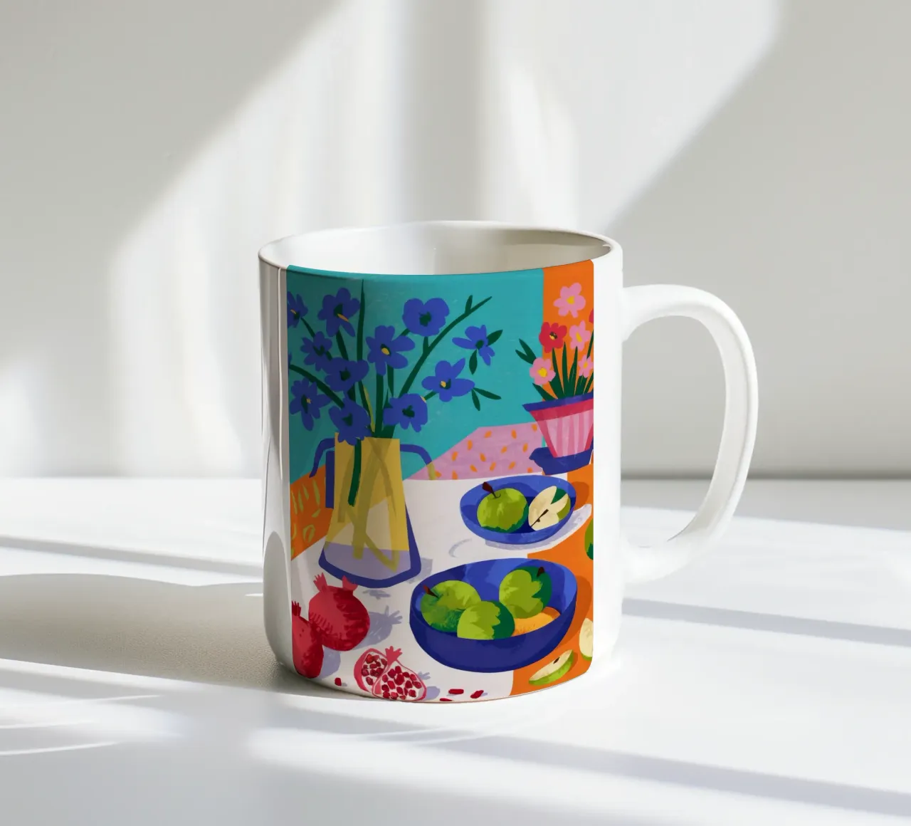 Medley di fichi e lime tazza in ceramica da Stone Decade