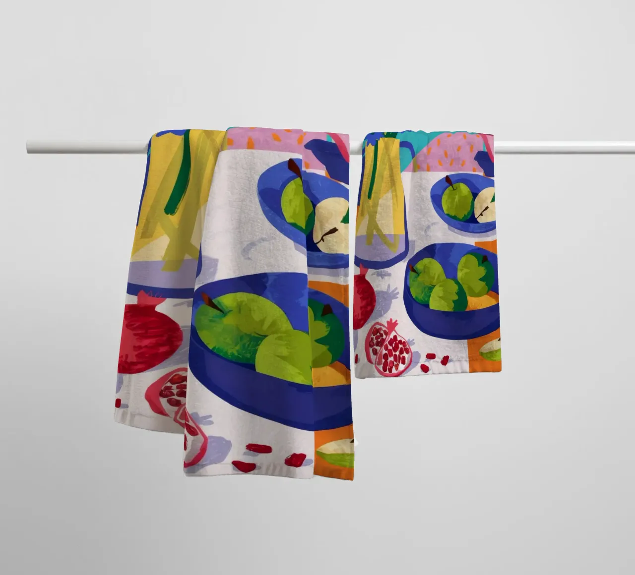 Medley di fichi e lime asciugamano da bagno da Stone Decade