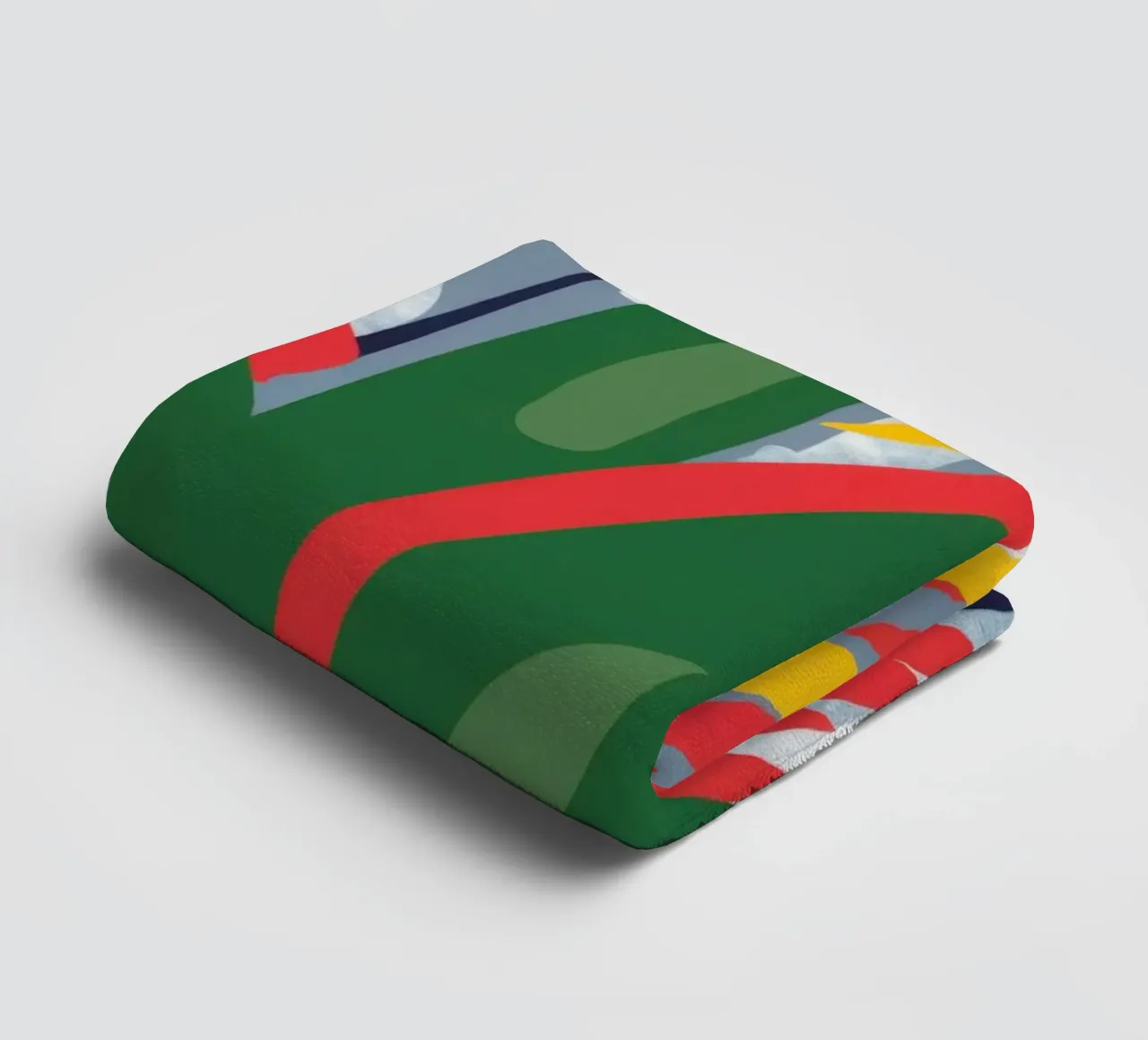 Abstract Botanical Blaze towel by Arcane Lines