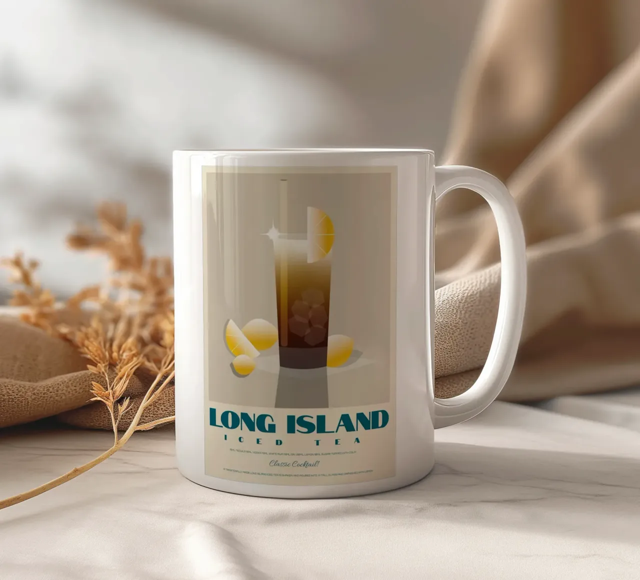 Tè freddo Long Island tazza in ceramica da Cocktail Drink