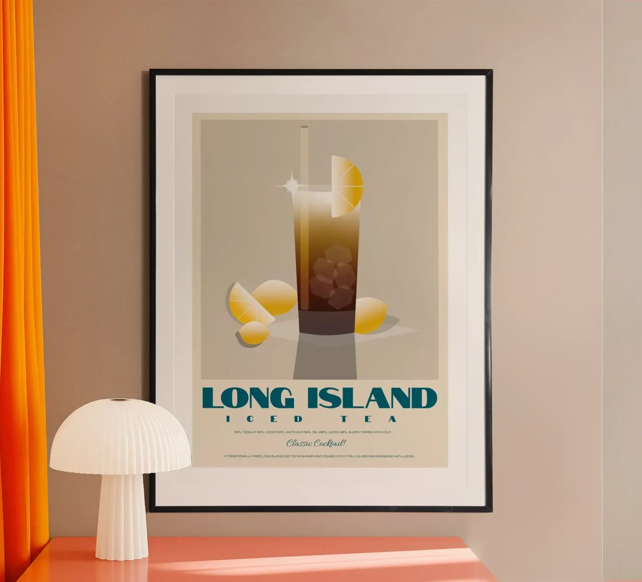 Thé glacé Long Island hahnemühle de Cocktail Drink