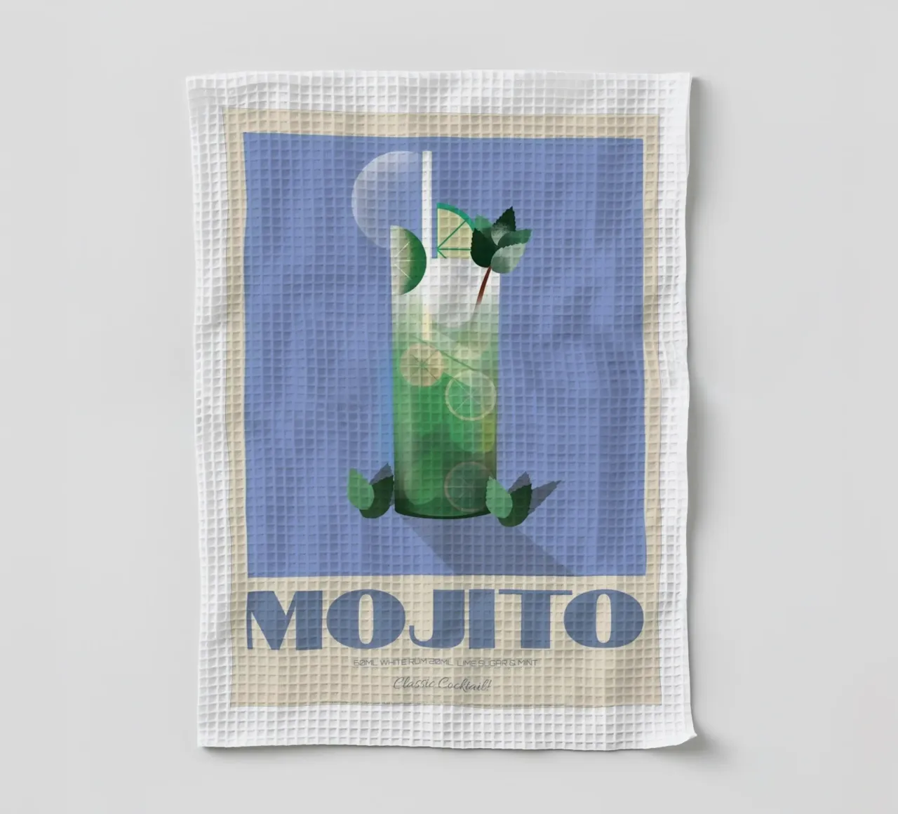 Mojito classique torchon de Cocktail Drink