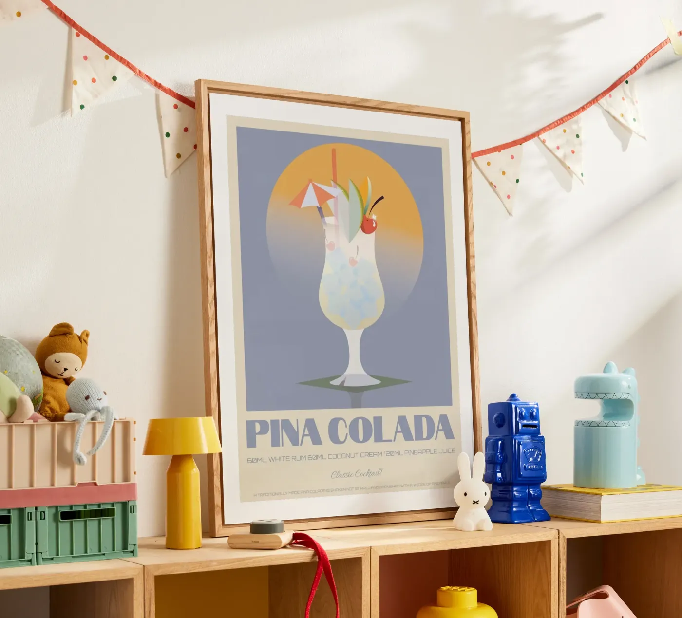 Pina Colada plexiglass da Cocktail Drink