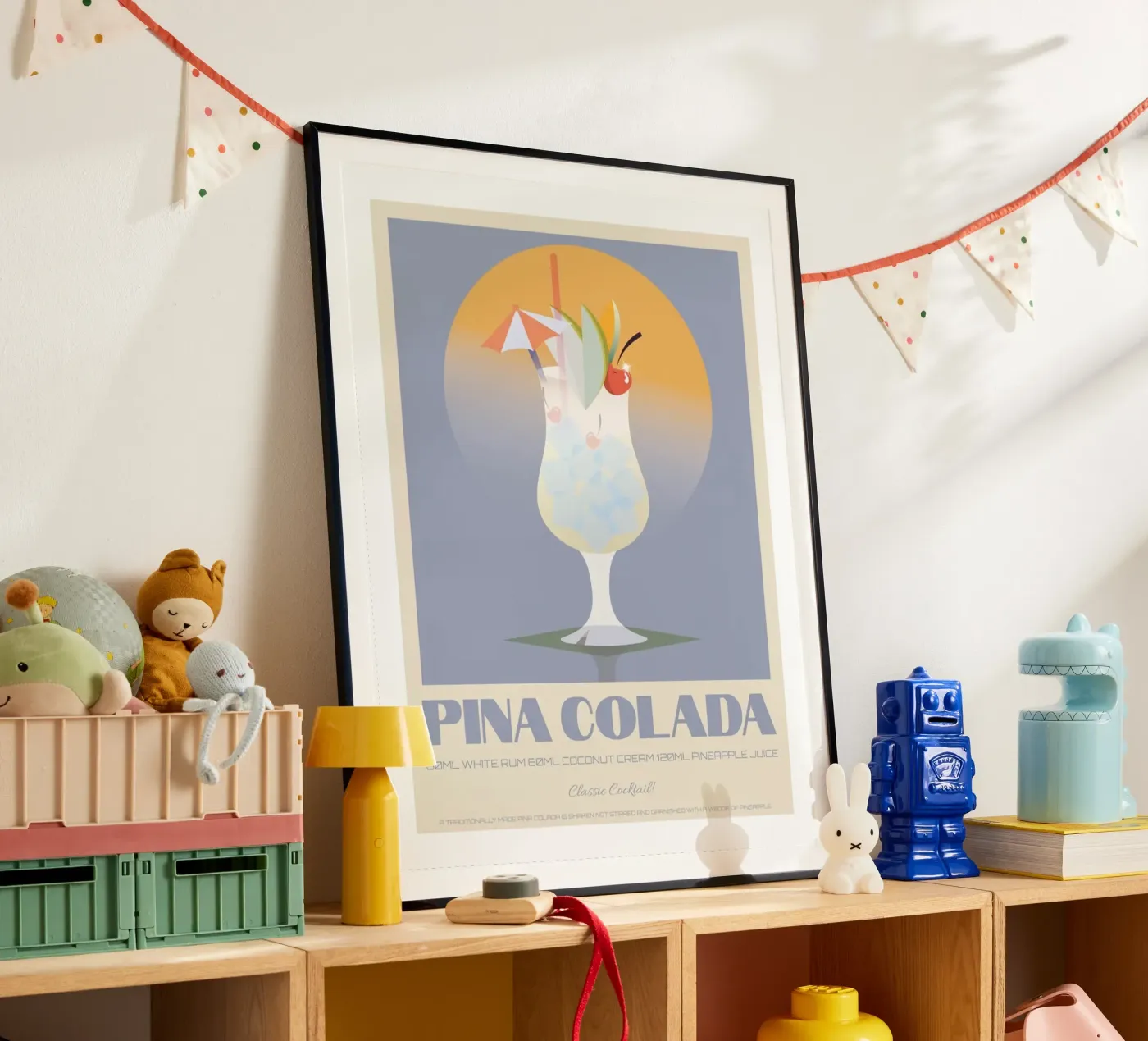 Pina Colada poster da Cocktail Drink