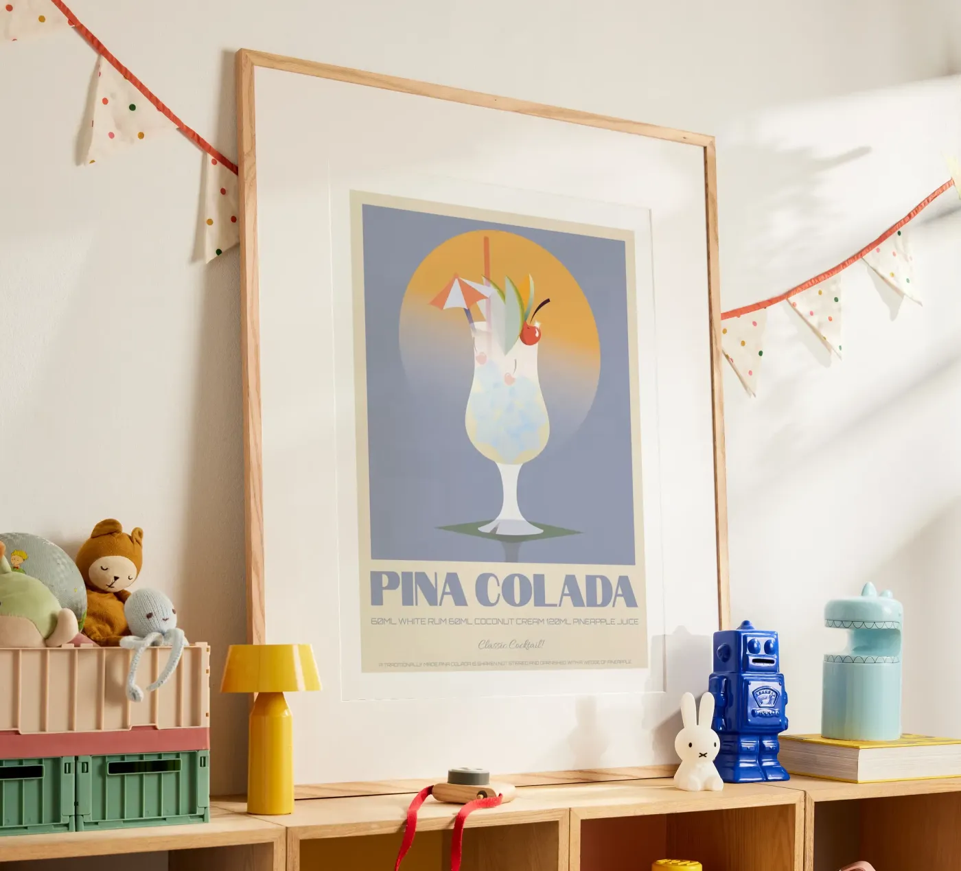 Pina Colada poster da Cocktail Drink