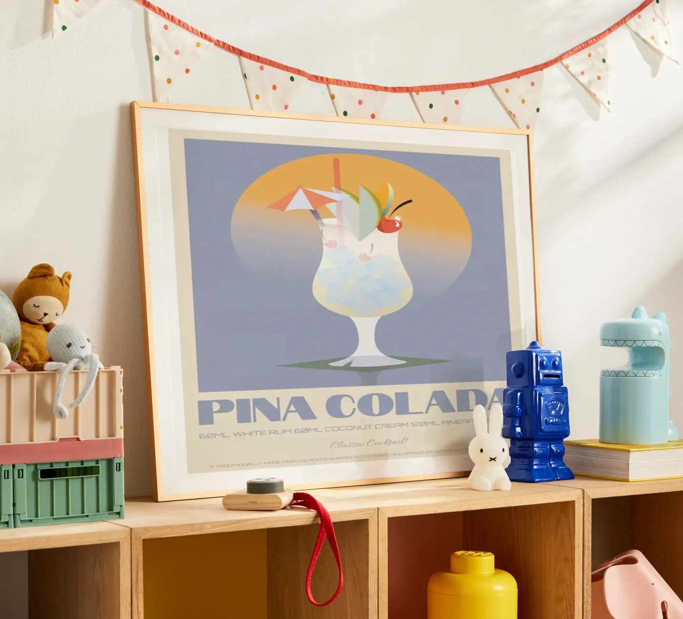 Pina Colada poster da Cocktail Drink