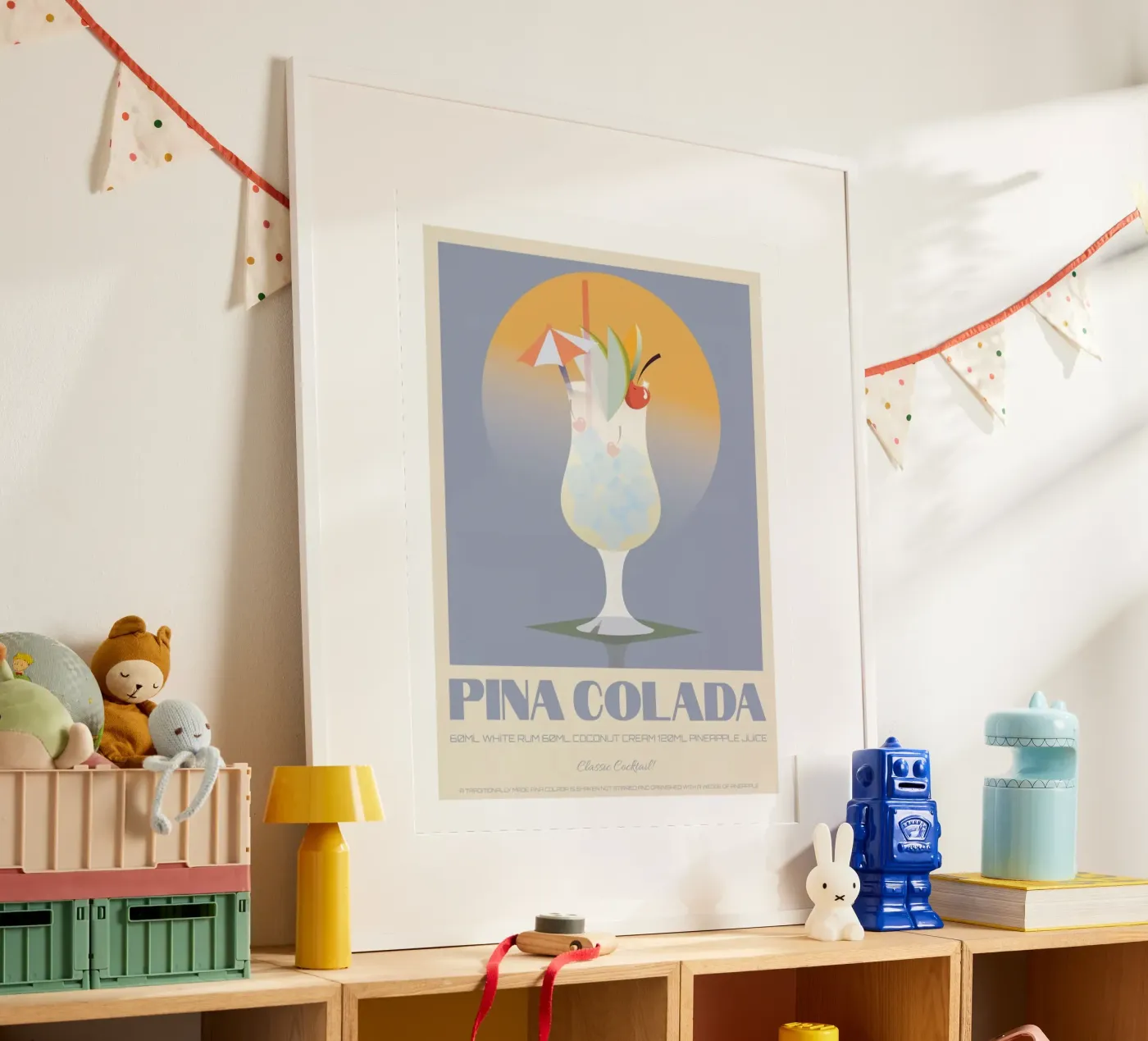 Pina Colada poster da Cocktail Drink