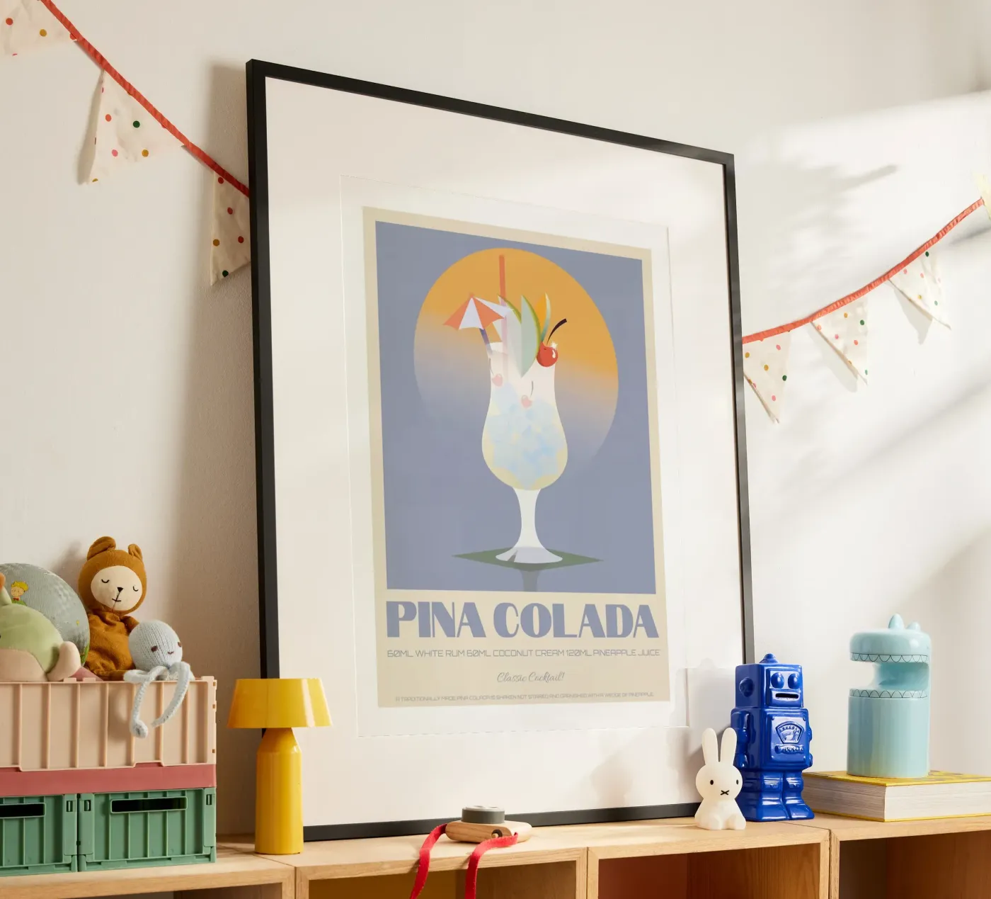 Pina Colada poster da Cocktail Drink