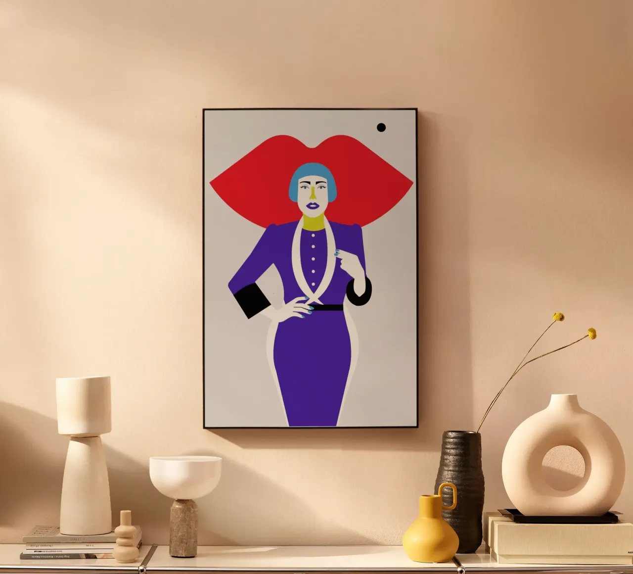 Ofelia Blue Lips plexiglass da Dignity