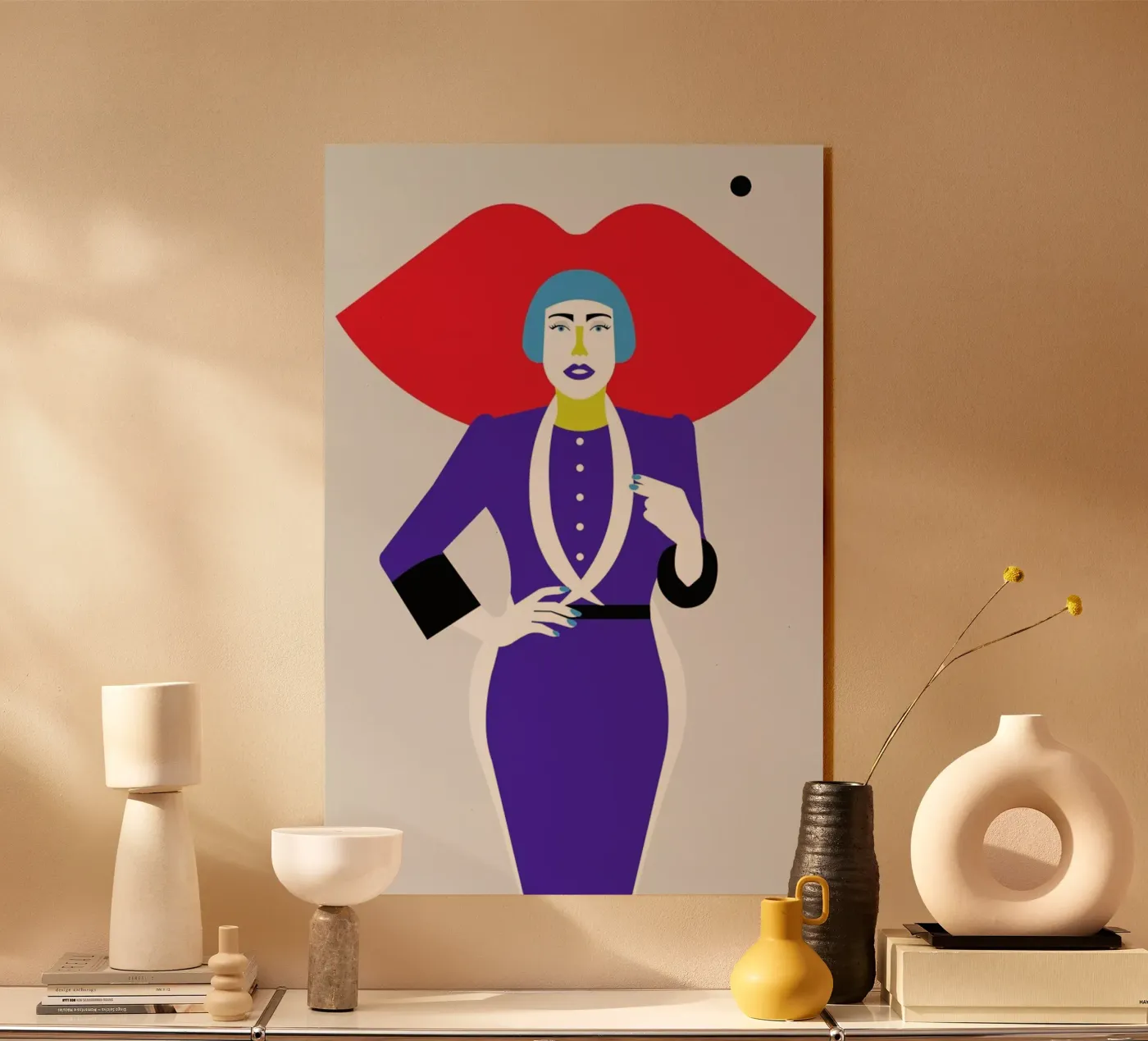 Ofelia Blue Lips plexiglass da Dignity
