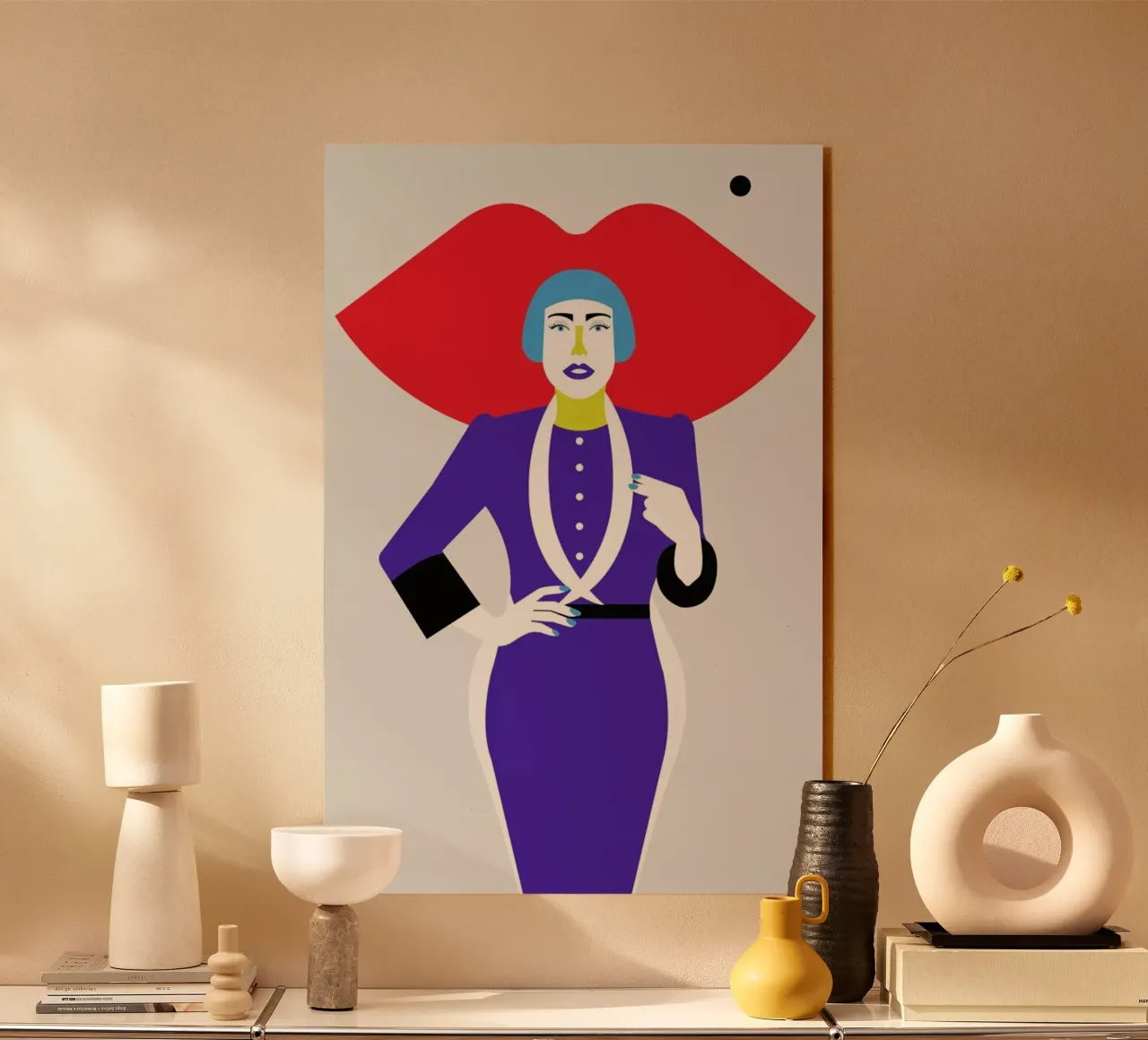 Ofelia Blue Lips plexiglass da Dignity