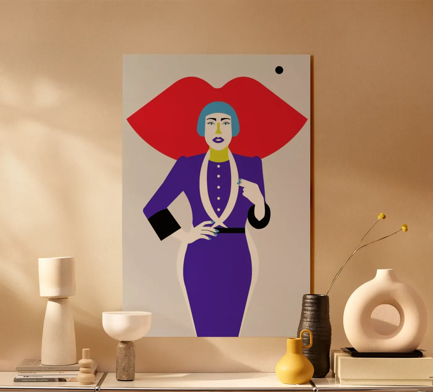 Ofelia Blue Lips plexiglass da Dignity
