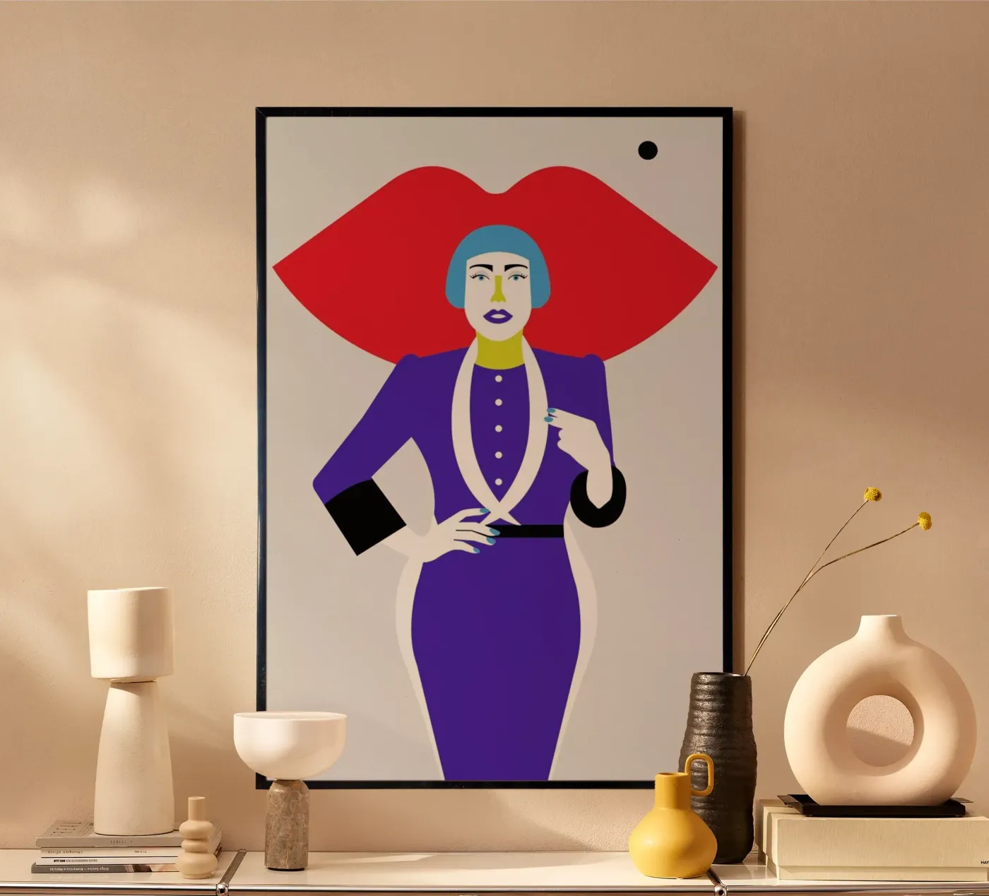 Ofelia Blue Lips poster da Dignity