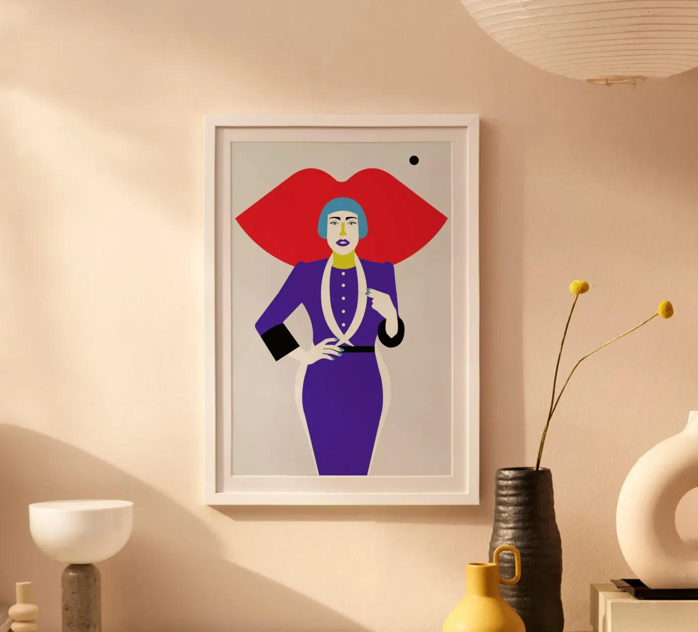 Ofelia Blue Lips poster da Dignity