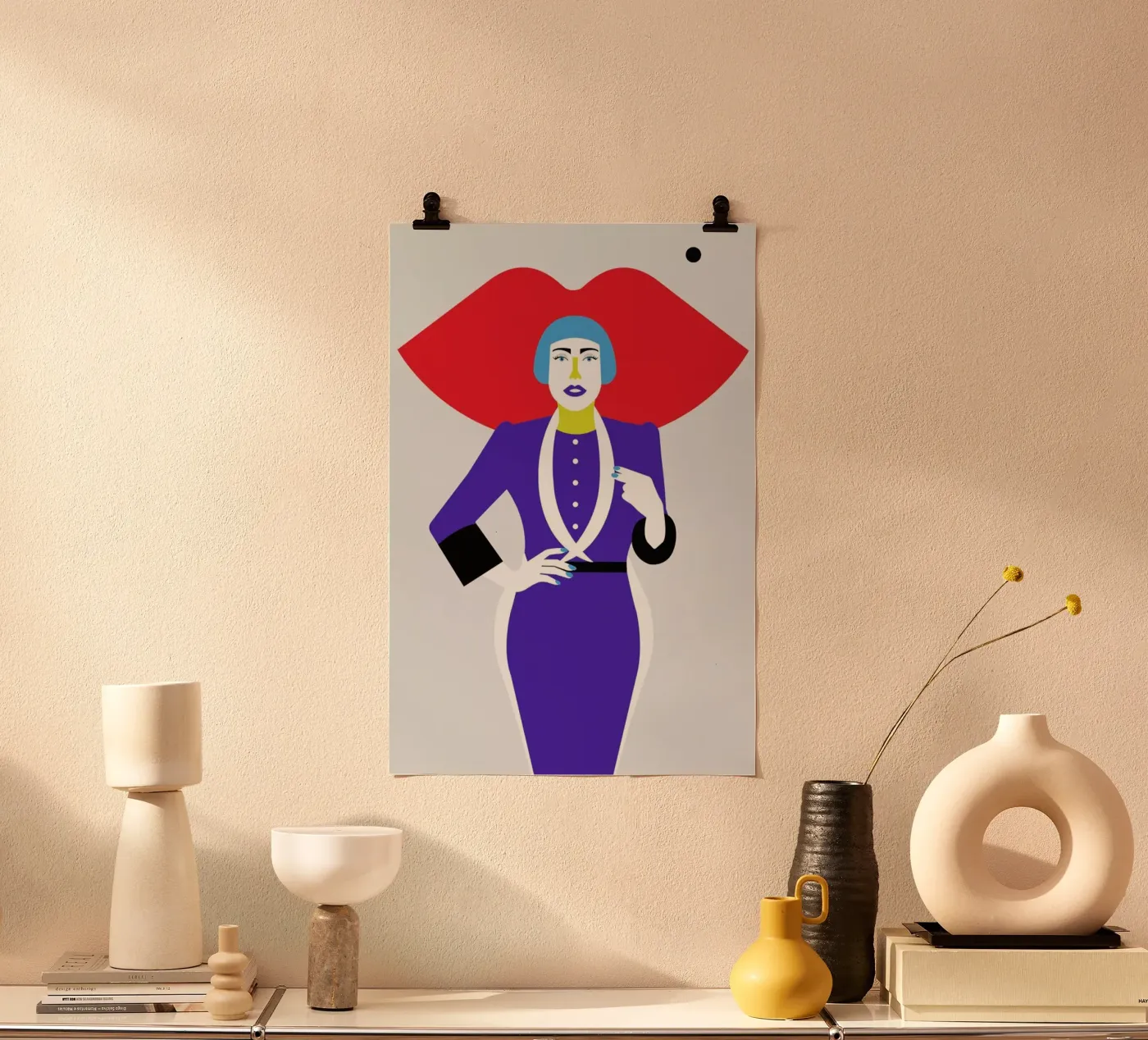 Ofelia Blue Lips poster da Dignity