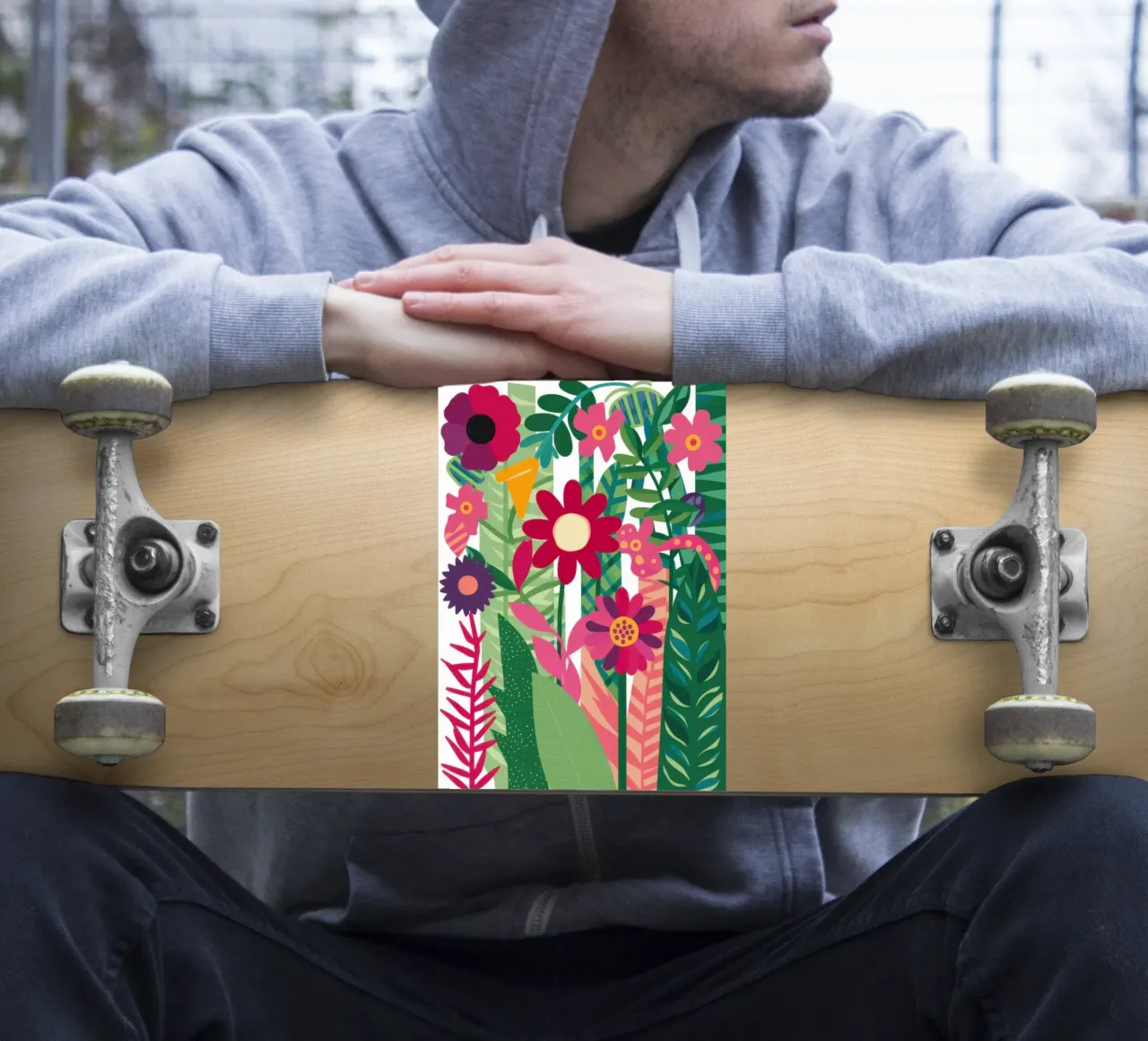 Floral Garden Abstract sticker by Marigold Tiga